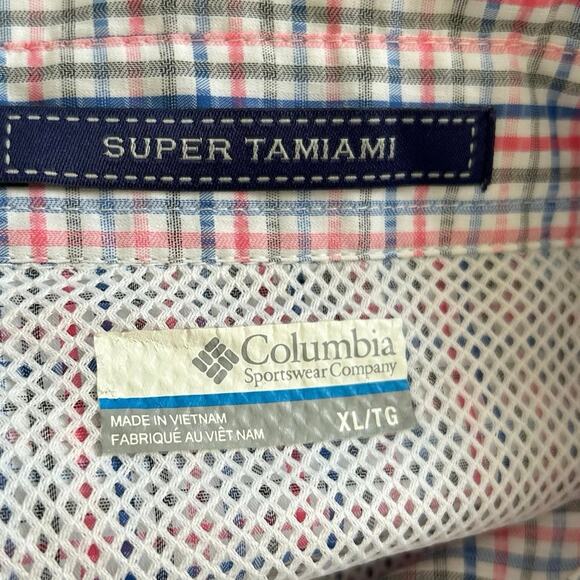 Columbia Men Super Tamiami PFG Short Sleeve Shirt Sport Outdoor Fishing Size XL - Picture 5 of 7